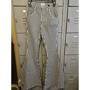 Blank Paige Women's Black & White Striped Wide Leg Pants Size Small New w/ tags